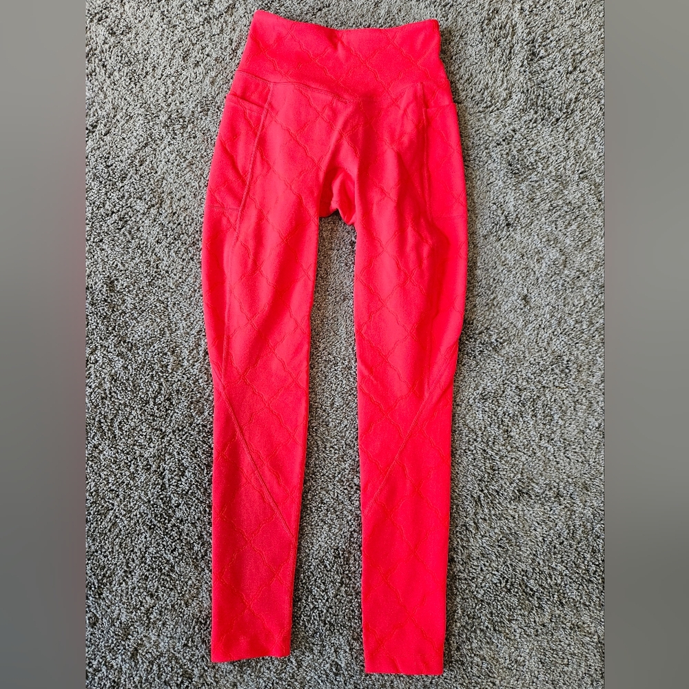 Shefit Leggings Coral Color Size Small Never Worn